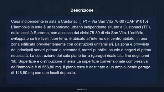 Immobile in asta di 568 m², box auto in vendita a Custonaci - Foto 18
