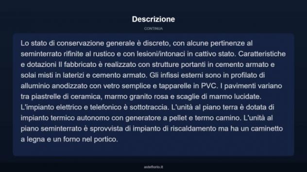 Immobile in asta di 285 m² con più di 5 locali e box auto in vendita a Fagnano Castello - Foto 12