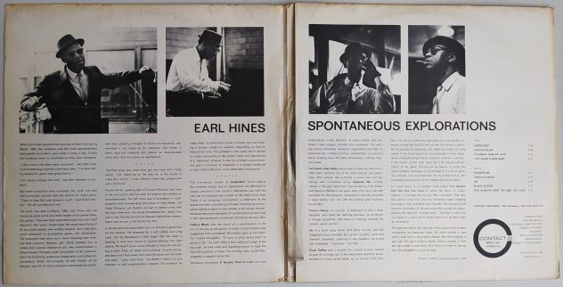 EARL HINES-Spontaneous Explorations-LP-Ed Contact Record New York-1964 - Foto 3