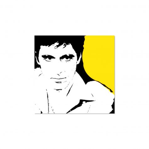 Quadro Scarface dipinto a mano pop art - Foto 2