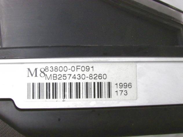 83800-0F091 QUADRO STRUMENTI CONTACHILOMETRI TOYOTA COROLLA VERSO 2.2 D 100KW 6M 5P (2006) RICAMBIO USATO - Foto 2