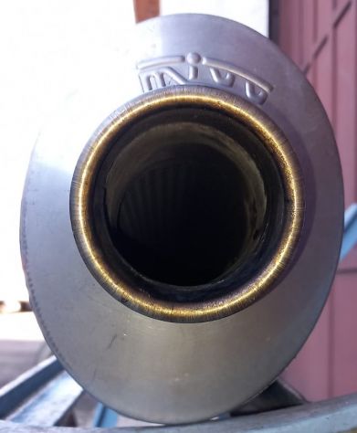 Marmitta MIVV completa usata ben tenuta per HONDA HORNET PC34 1998-'01-PC36 '02 - Foto 4