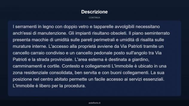 Immobile in asta di 645 m² con più di 5 locali e box auto in vendita a San Giorgio Piacentino - Foto 13