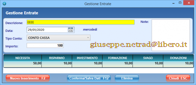 Software gestionale budget personale - Foto 3