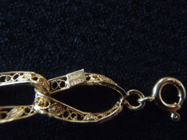 Collana a catena filigrana argento - Foto 3
