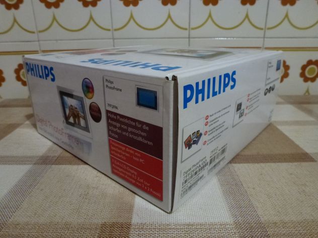PHILIPS Digital photo frame 7FF2FPA MAI usato e nuovissimo:7 POLLICI con cornice - Foto 8
