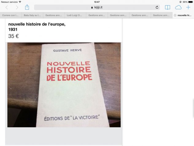 NOUVELLE HISTOIRE DE L'EUROPE GUSTAVE HERVE 1931