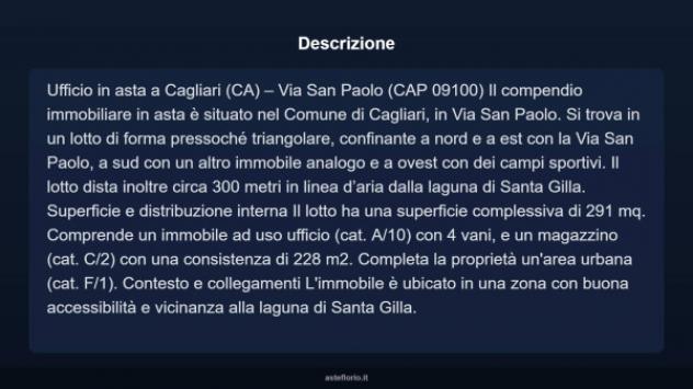 Immobile in asta di 291 m² in vendita a Cagliari - Foto 3