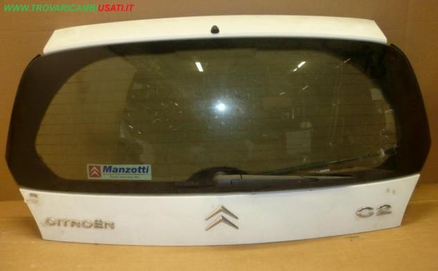 LUNOTTO TERMICO ATERMICO BIANCO CITROEN C2 (A6) Carrozzeria Lamierati esterni Portello Portello post. CITROEN - C2 - 01-09-2003 - 01-10-2008, CITR