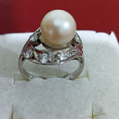 ANELLO PERLA con BRILLANTI - Foto 2