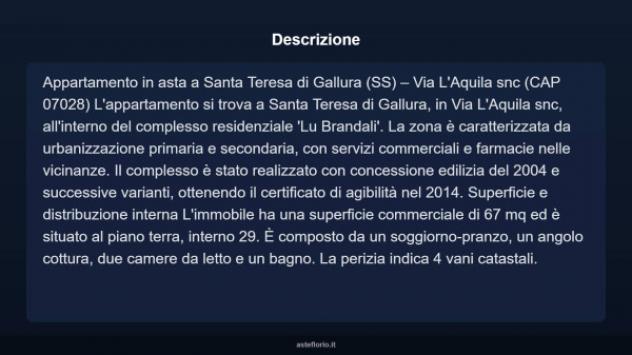 Immobile in asta di 67 m² in vendita a Santa Teresa Gallura - Foto 3