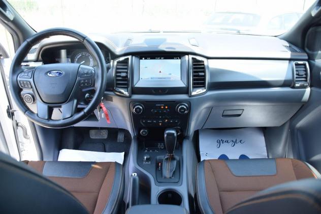 FORD Ranger WILDTRAK 4X4 - CABINA RIALZATA - BODY ALLARGATO +IVA DETRAIBILE - 3.2 TDCi 200CV AUTOM. DC 5pt. - GANCIO TRAINO - PELLE - CRUISE - BT - NA - Foto 10