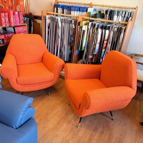 Poltrone stile Gigi Radice anni 50/60