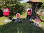 Inglesina Quad Trio rosso completo e super accessoriato condizioni eccellenti