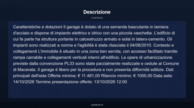 Immobile in asta di 38 m² in vendita a Macerata - Foto 4