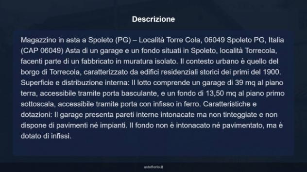 Immobile in asta di 39 m² in vendita a Spoleto - Foto 9