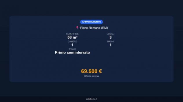 Immobile in asta di 58 m² in vendita a Fiano Romano - Foto 15