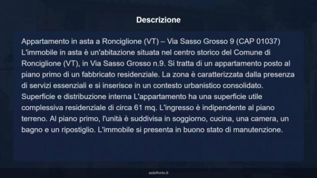 Immobile in asta di 61 m² in vendita a Ronciglione - Foto 9