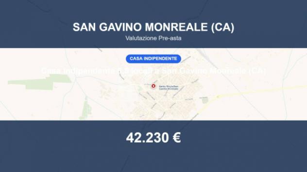 Immobile in asta di 160 m² con più di 5 locali in vendita a San Gavino Monreale
