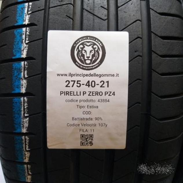 2 gomme 275 40 21 pirelli a43884 - Foto 2