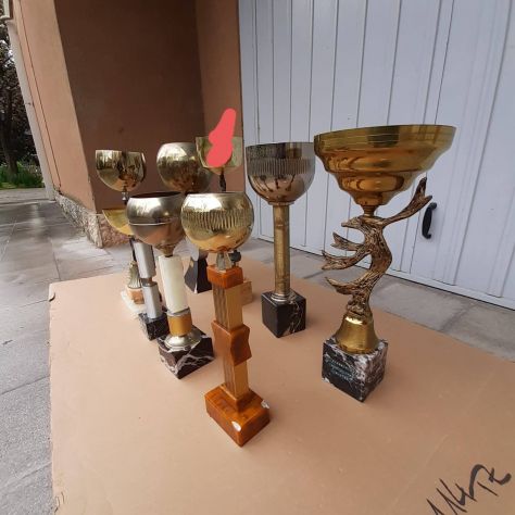 7 trofei vintage vinti a gare di pesca - Foto 3
