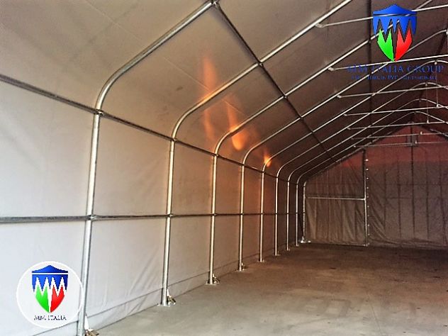 Tendoni Coperture in Pvc Ign. Deposito Industriale 8 x 18 x 4,40 mt. - Foto 4