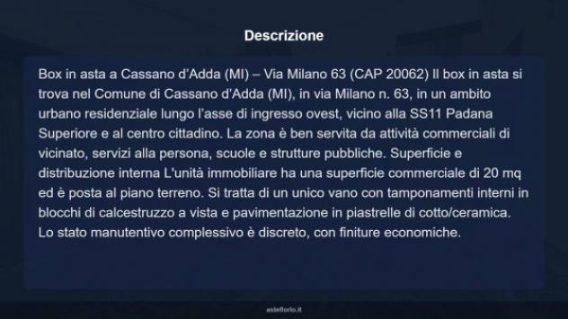 Immobile in asta di 20 m² in vendita a Cassano d'Adda - Foto 6