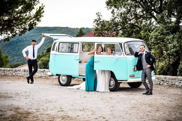 Noleggio Volkswagen VW T1 T2 pulmino bus 9 posti matrimonio - Foto 5