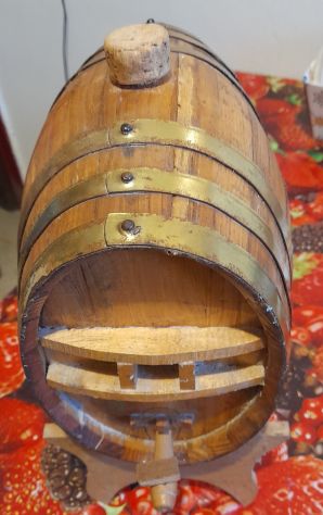 botticella in legno con basamento cm.22x27x10 - Foto 7