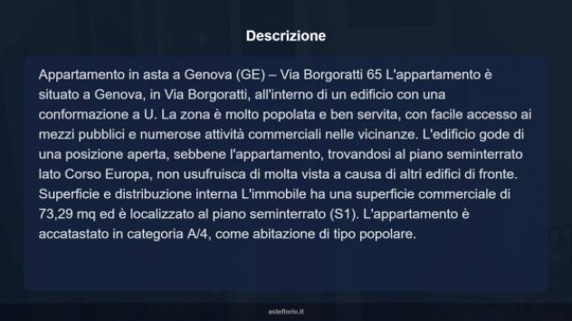 Immobile in asta di 73 m² in vendita a Genova - Foto 17
