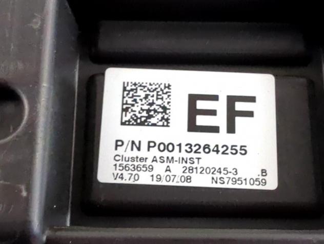 13264255 QUADRO STRUMENTI CONTACHILOMETRI OPEL CORSA D 1.0 B 44KW 5M 3P (2009) RICAMBIO USATO - Foto 6