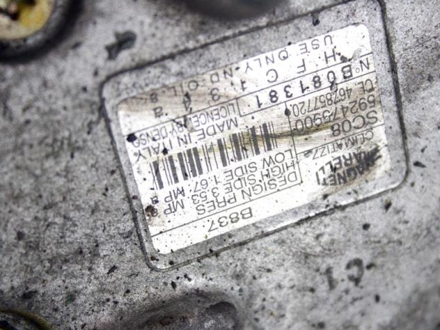 4675168 COMPRESSORE CLIMATIZZATORE CLIMA A/C FIAT BARCHETTA 1.8 B RICAMBIO USATO - Foto 3