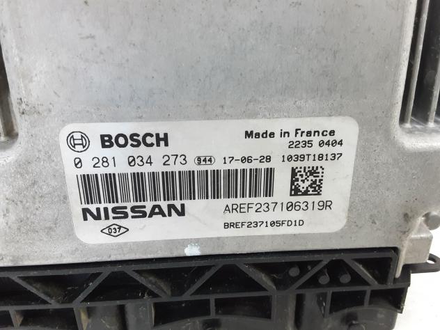 CENTRALINA MOTORE NISSAN Micra Serie (K14) 0281034273 K9K Diesel 1461 (17) - Foto 2