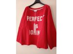 Maglia felpata 100% cotone tg L Nuova.