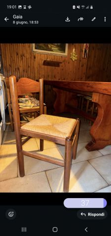 Tavolo legno massello artigianale - Foto 3