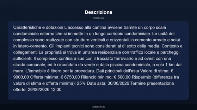 Immobile in asta di 24 m² in vendita a Furnari - Foto 5