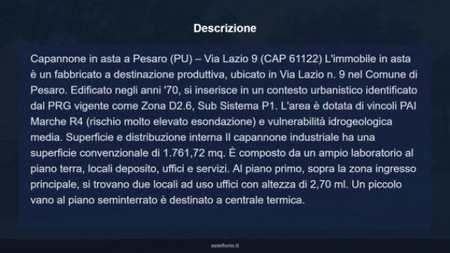 Immobile in asta di 1761 m² in vendita a Pesaro - Foto 8