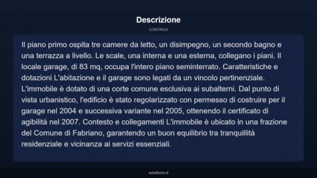 Immobile in asta di 147 m² con più di 5 locali e box auto in vendita a Fabriano - Foto 18