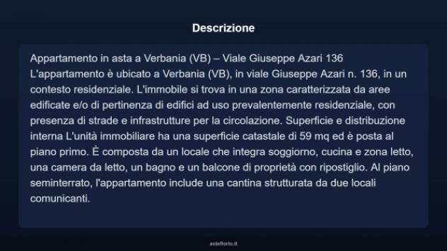 Immobile in asta di 59 m² in vendita a Verbania - Foto 4