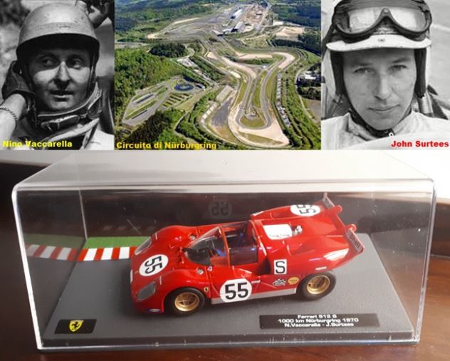 Ferrari 512 S 1000 KM Nürburgring 1970 N. Vaccarella – J. Surtees.