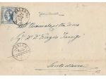 Lettera affrancata con 15 cent. 1863 Regno d'Italia