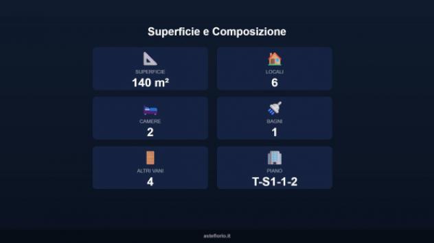 Immobile in asta di 140 m² con più di 5 locali e box auto in vendita a Rivoli - Foto 13