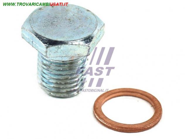 TAPPO COPPA OLIO FIAT DOBLO 09 RONDELLA M12X1.25X13 FT94724  FIAT - 500 - 2007  2015, FIAT - BRAVO - 2007  2010, FIAT