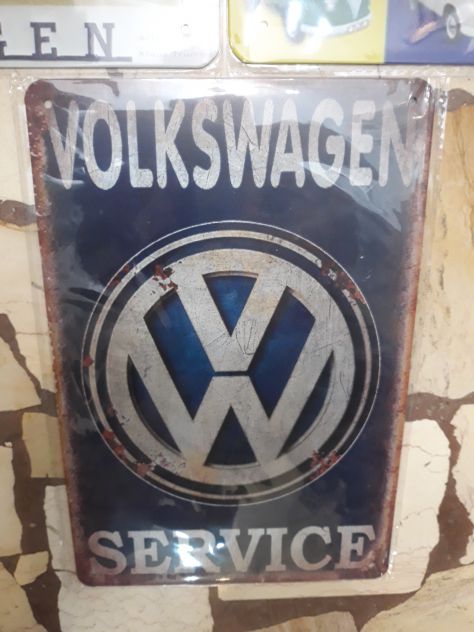 COLLEZIONE TARGHE METALLO VOLKSWAGEN - Foto 2