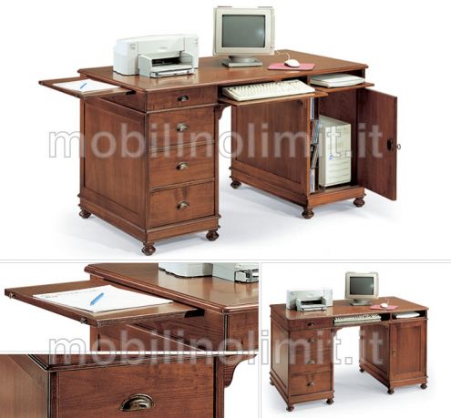Scrivania Porta Computer (grezzo) - Nuovo
