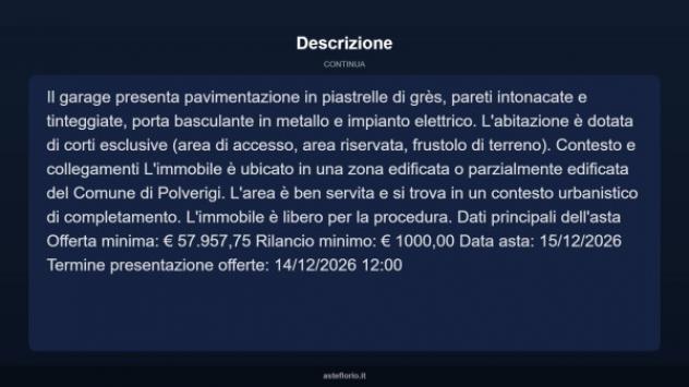 Immobile in asta di 125 m², box auto in vendita a Polverigi - Foto 15