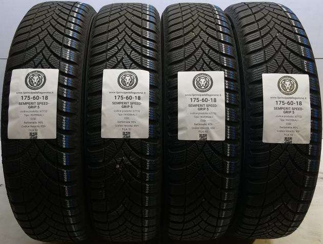 4 GOMME 175 60 18 SEMPERIT A67732