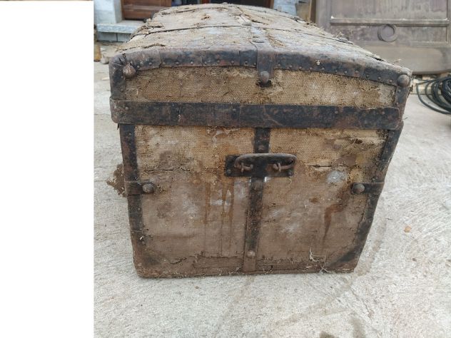 antico baule bombato - Foto 5