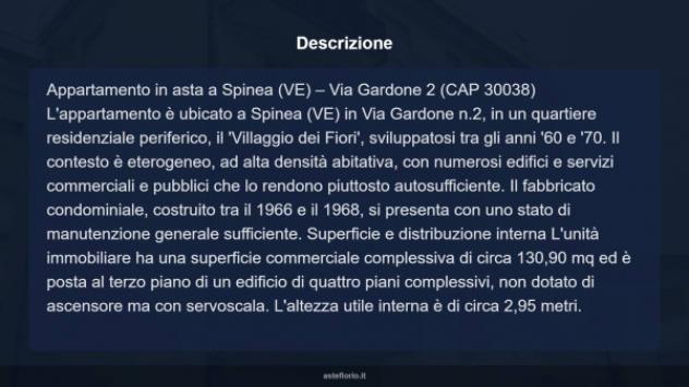 Immobile in asta di 107 m² con più di 5 locali e box auto doppio in vendita a Spinea - Foto 18