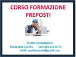 corsoCorso Formazione Preposti (SICUREZZA NEI LUOGHI DI LAVORO)